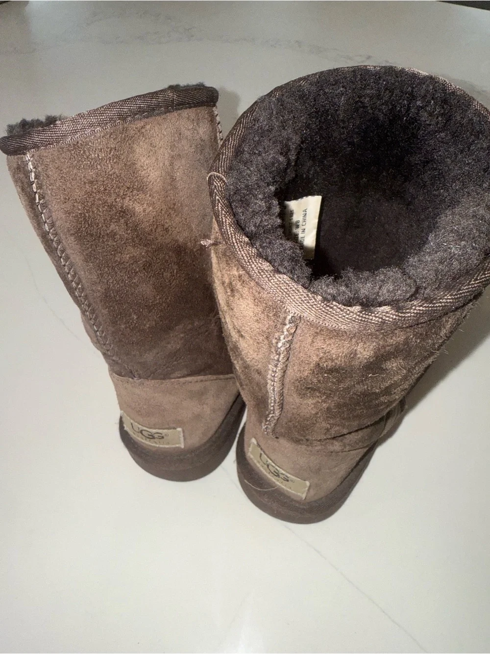 UGG Australia Classic Short Brown Boots Size 8 - Picture 4 of 8